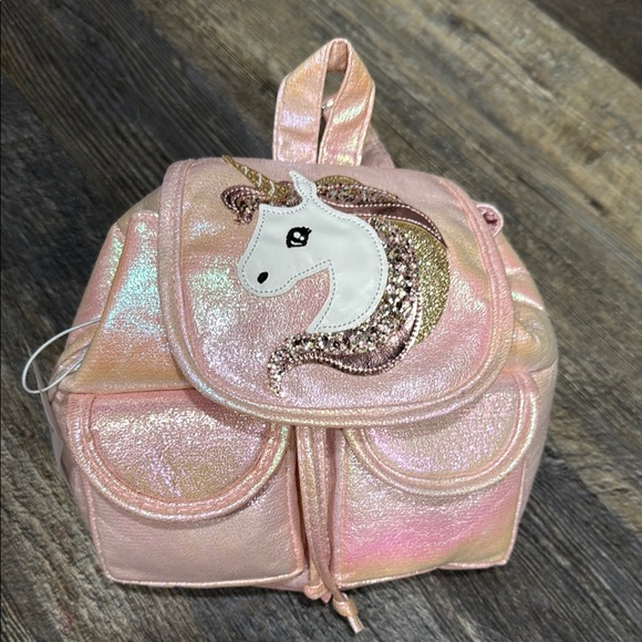 Claire’s Unicorn Kids Backpack - Pink - Picture 1 of 7